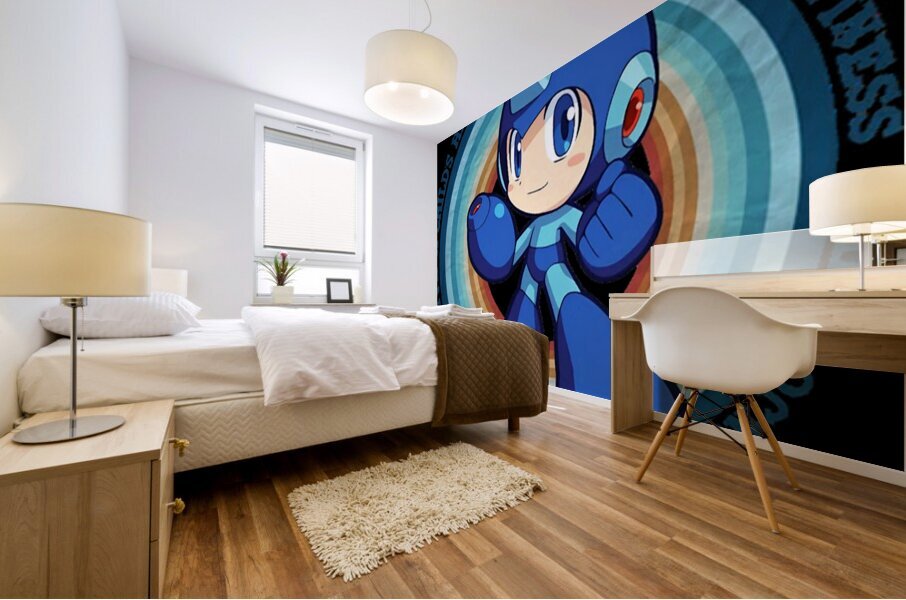 Mega Man 61 Mural print