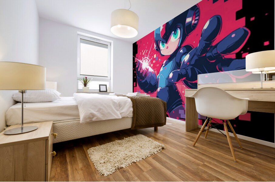 Mega Man 2 Mural print