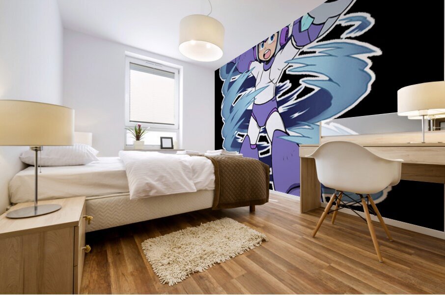 Mega Man 4 Mural print