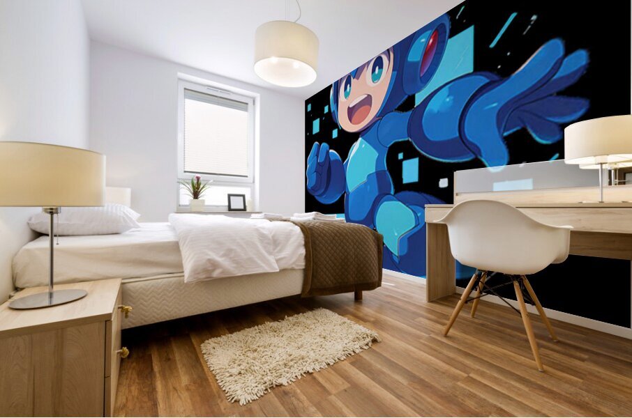 Mega Man 6 Mural print