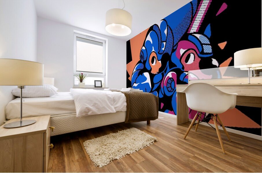 Mega Man 13 Mural print