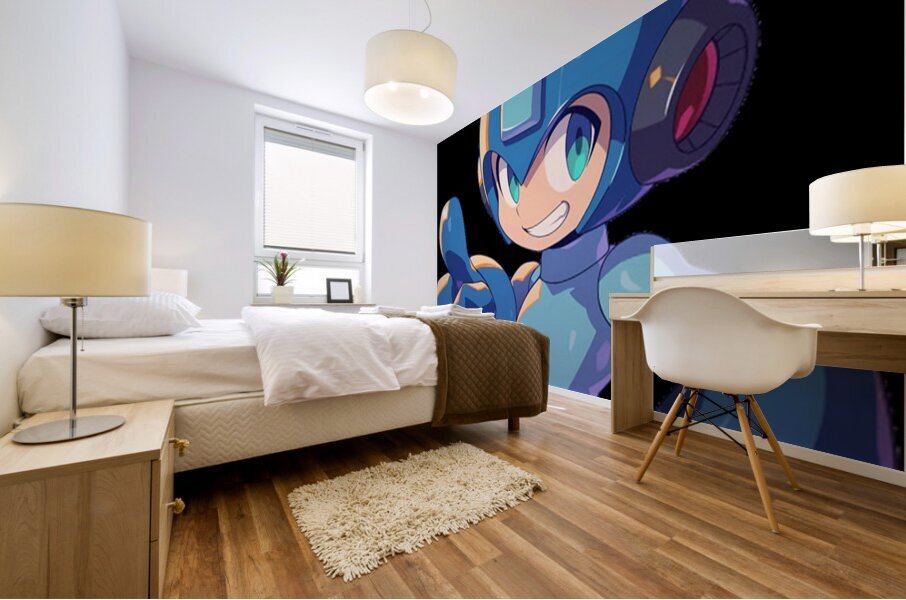 Mega Man 18 Mural print