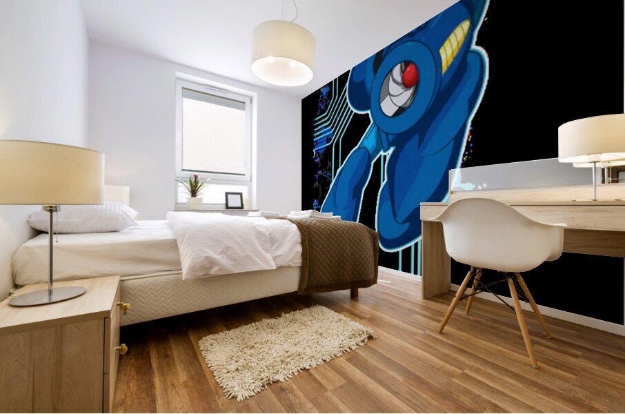 Mega Man 20 Mural print