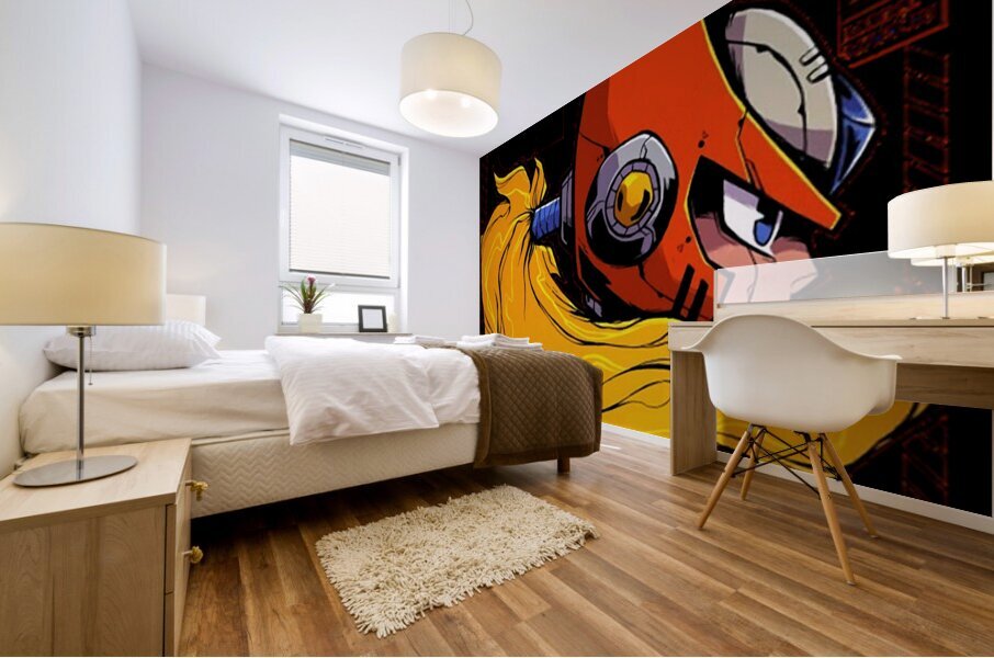 Mega Man 22 Mural print