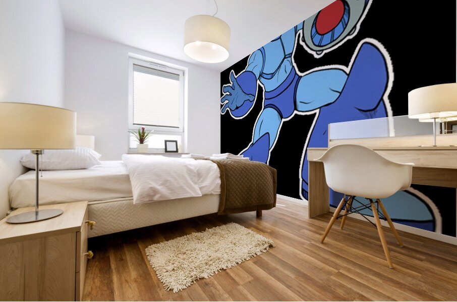 Mega Man 26 Mural print