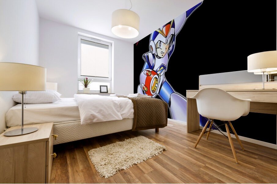 Mega Man 27 Mural print