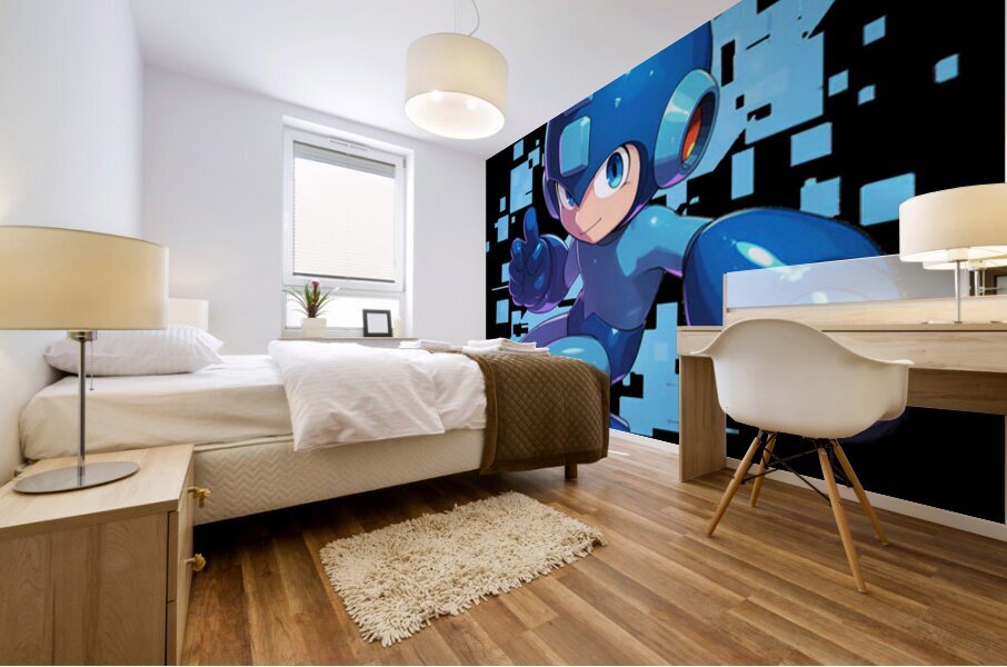 Mega Man 31 Mural print