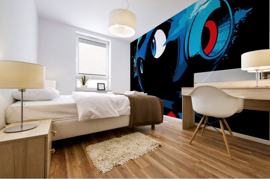 Mega Man 33 Mural print