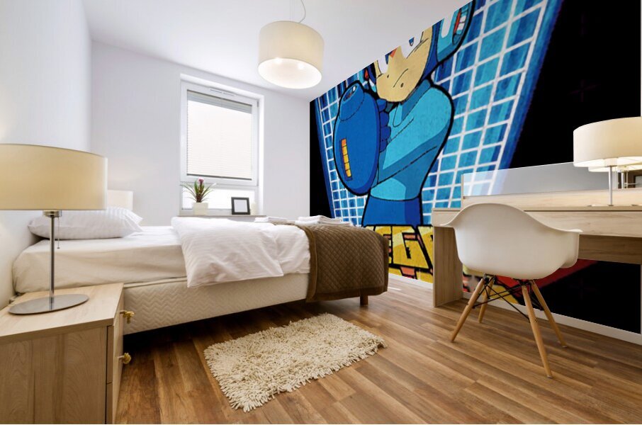 Mega Man 34 Mural print