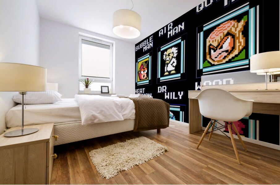Mega Man 36 Mural print
