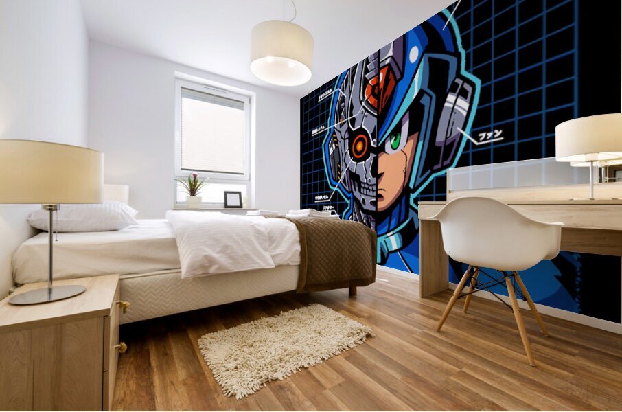 Mega Man 37 Mural print