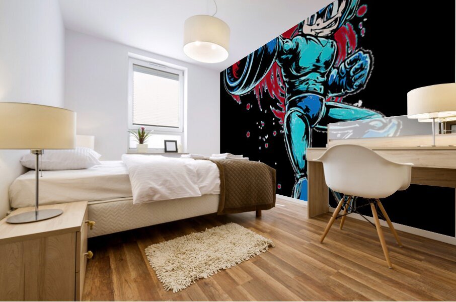 Mega Man 38 Mural print