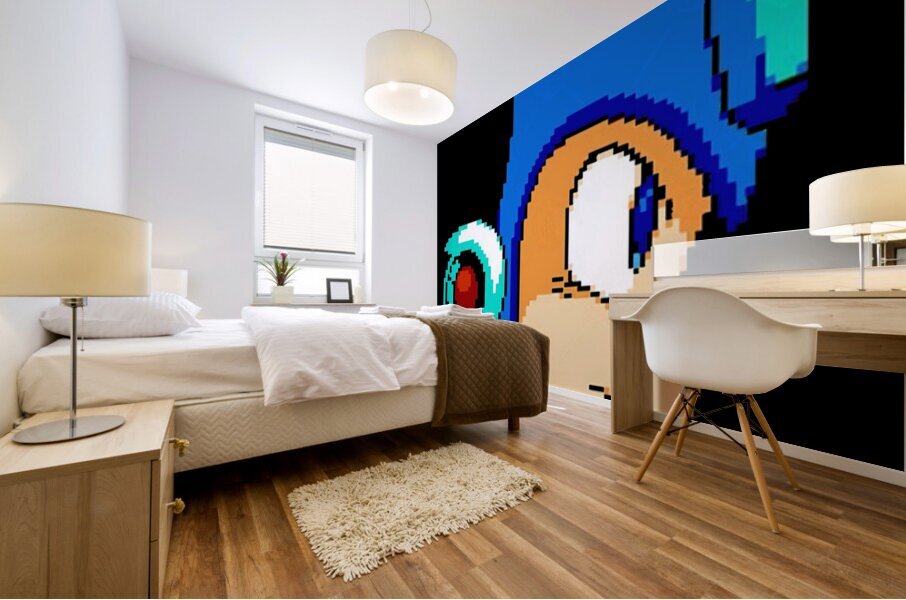 Mega Man 43 Mural print