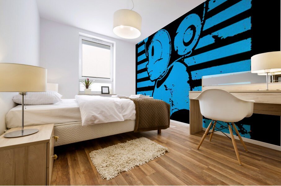 Mega Man 44 Mural print