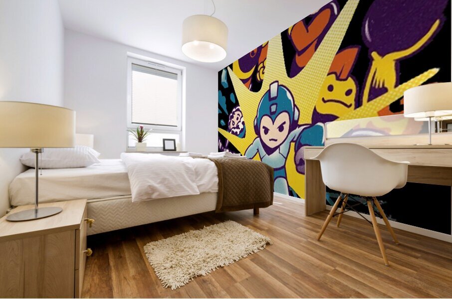Mega Man 46 Mural print