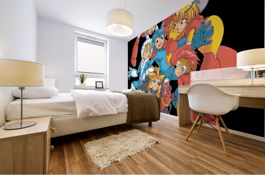 Mega Man 47 Mural print