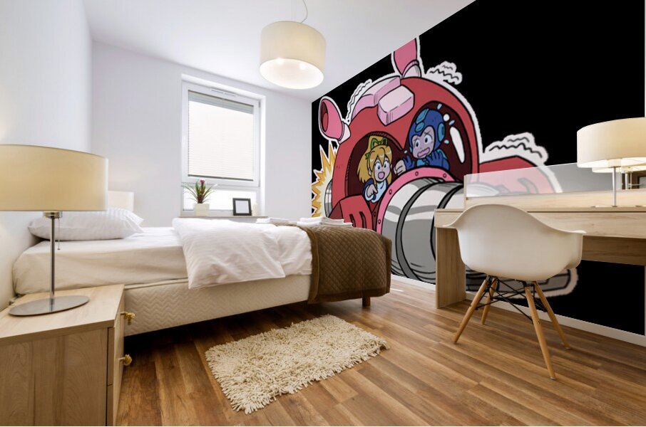 Mega Man 54 Mural print