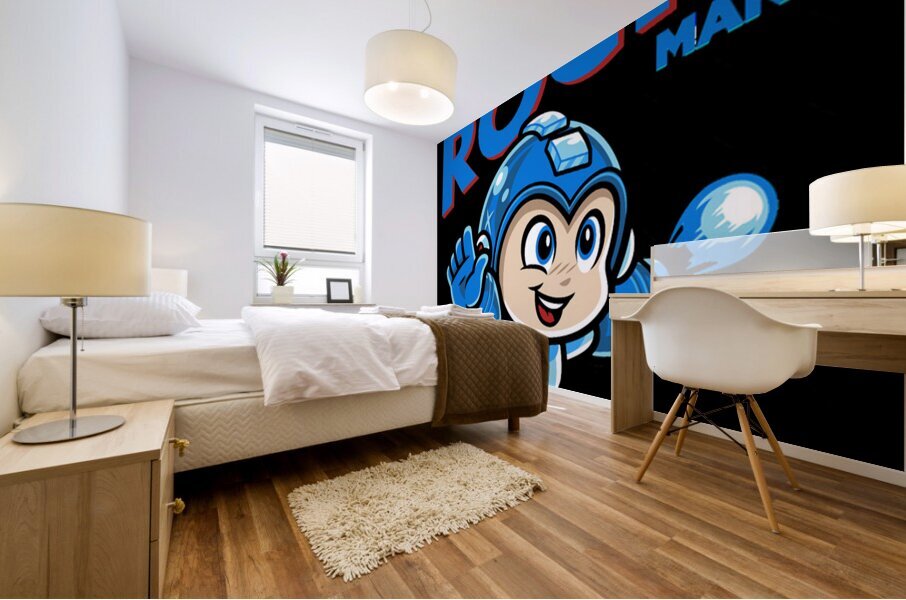 Mega Man 55 Mural print