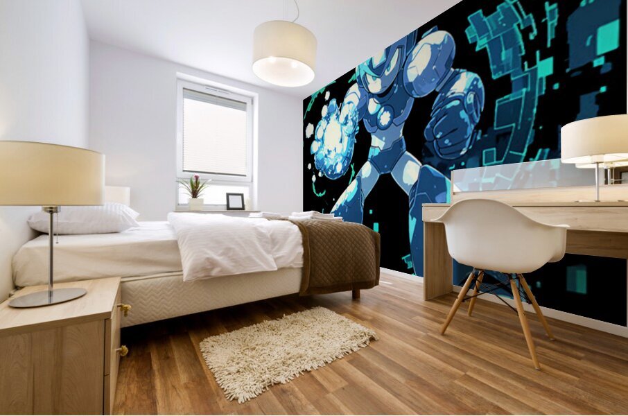 Mega Man 57 Mural print