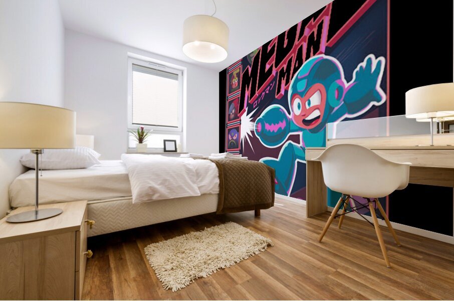Mega Man 58 Mural print