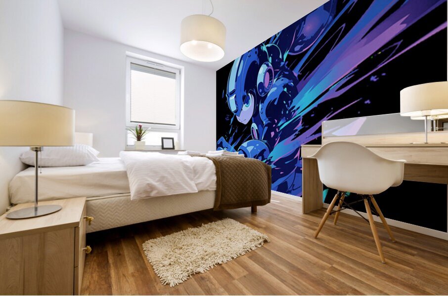 Mega Man 59 Mural print