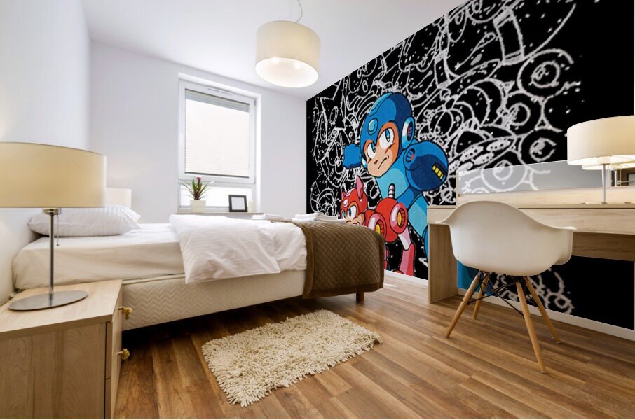 Mega Man 62 Mural print