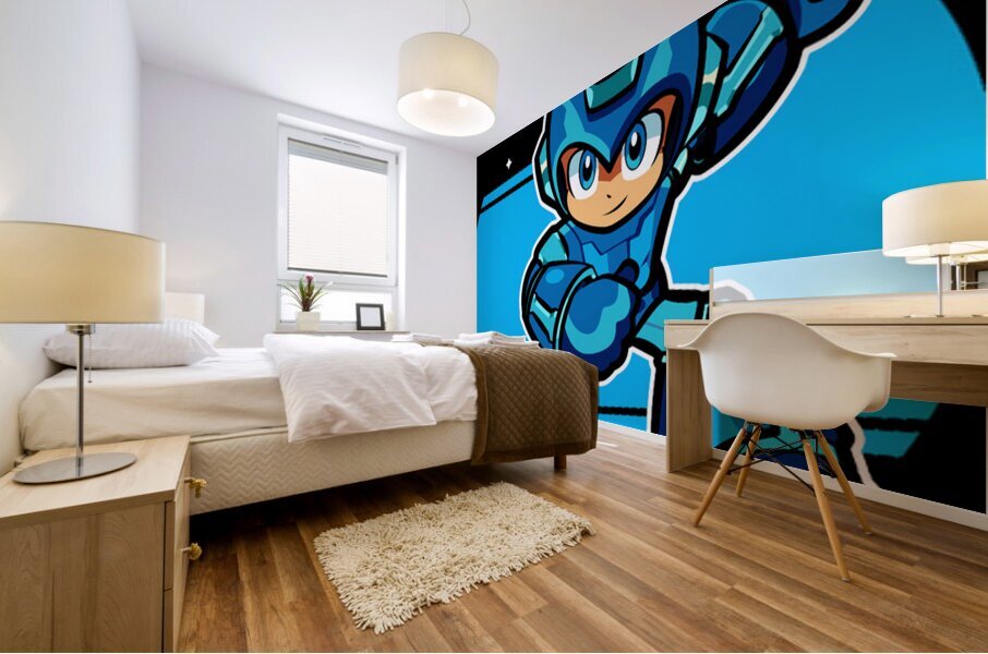 Mega Man 68 Mural print