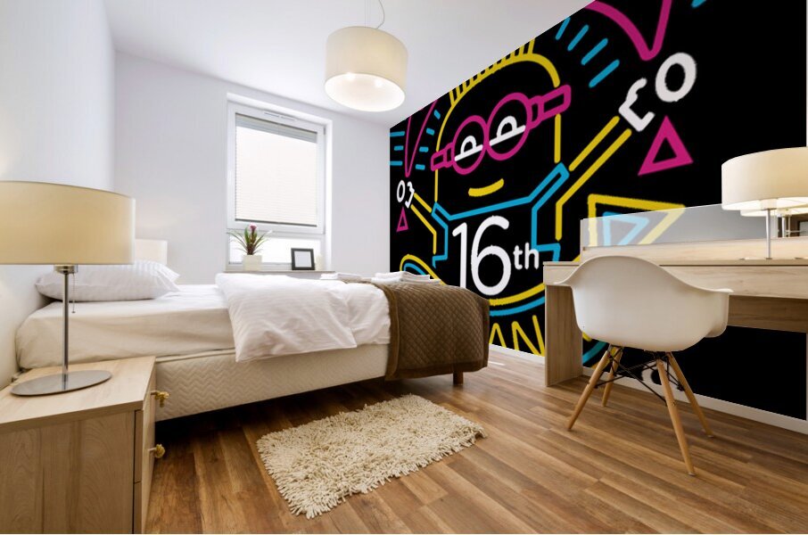 Minion 34 Mural print