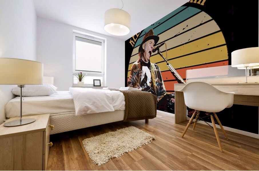 Neil Young 39 Mural print