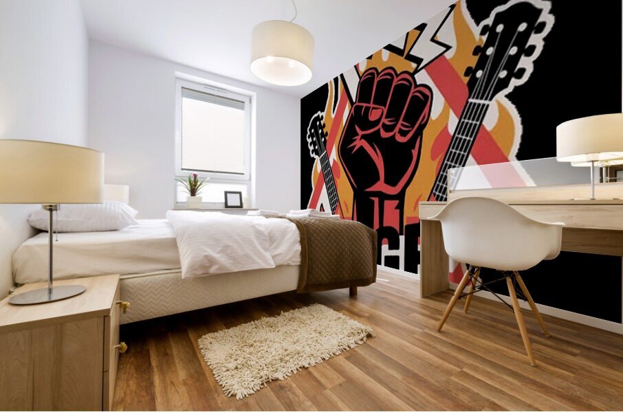 Rage Against the Machine 5 Mural print