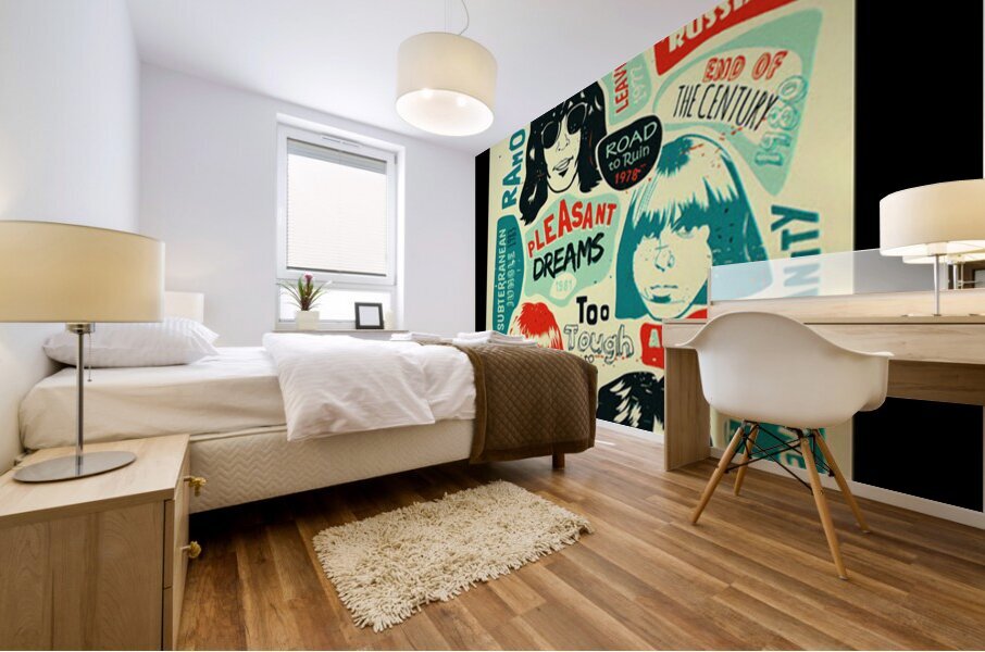 Ramones 32 Mural print