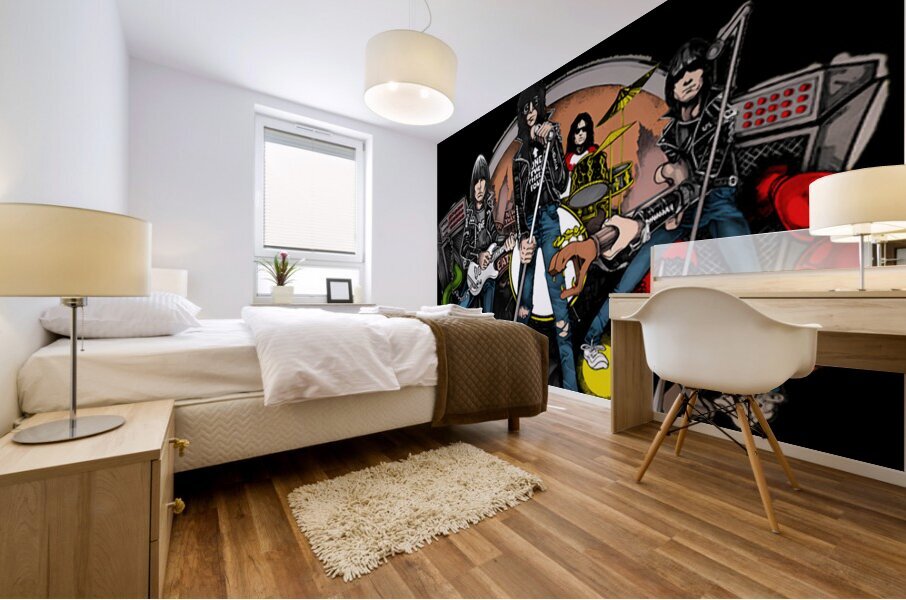 Ramones 39 Mural print