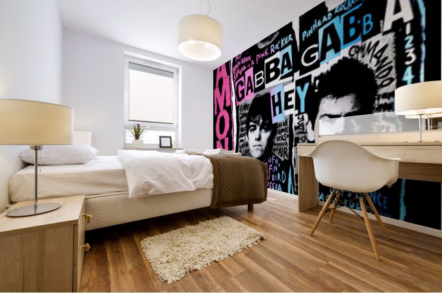 Ramones 40 Mural print