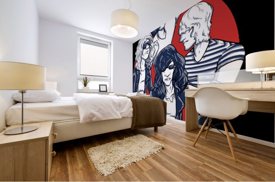 Ramones 38 Mural print