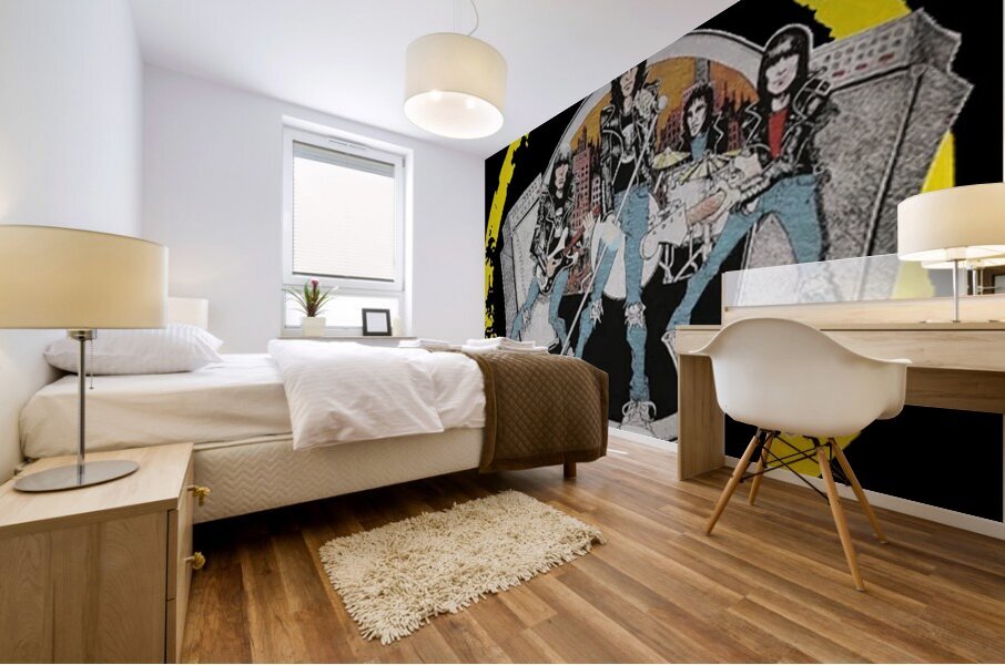 Ramones 40 Mural print