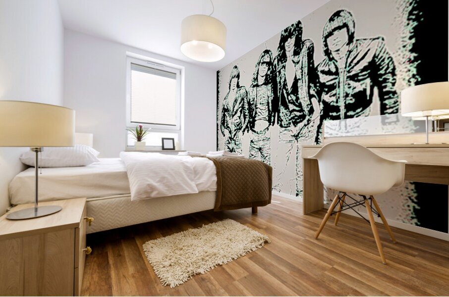 Ramones 50 Mural print