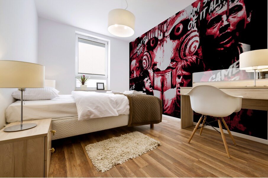 Saw 40 Mural print