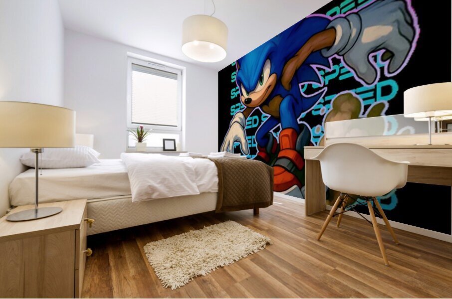 Sonic 2 Mural print