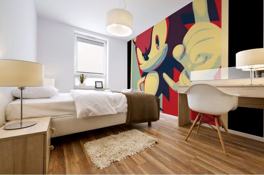 Sonic 9 Mural print