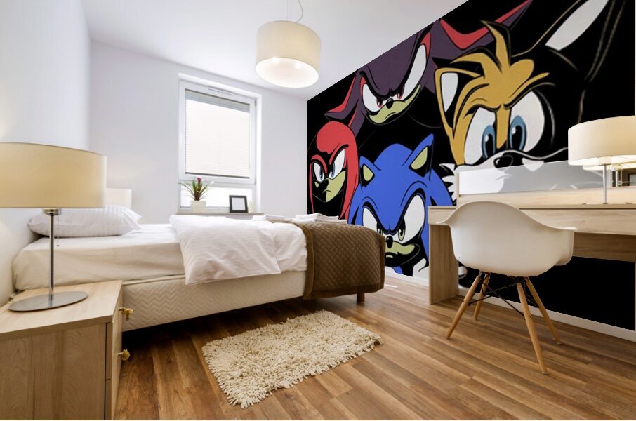 Sonic 40 Mural print