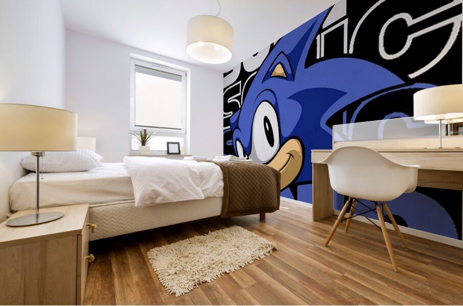 Sonic 48 Mural print
