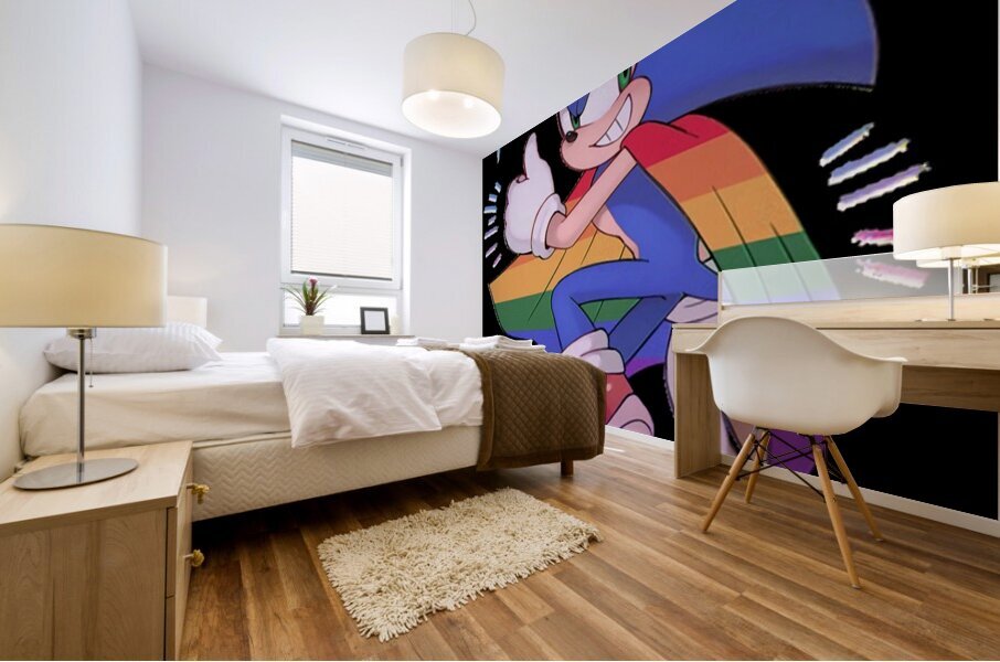 Sonic 50 Mural print