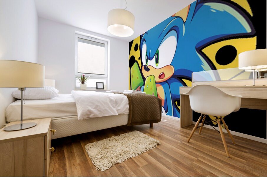 Sonic 1 Mural print