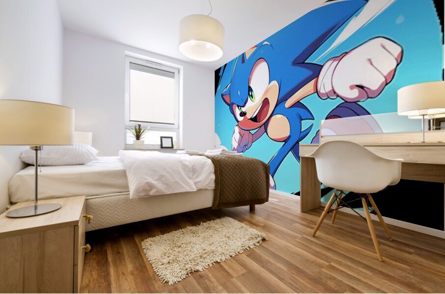 Sonic 2 Mural print