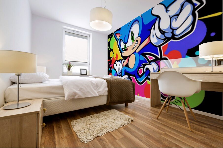 Sonic 9 Mural print