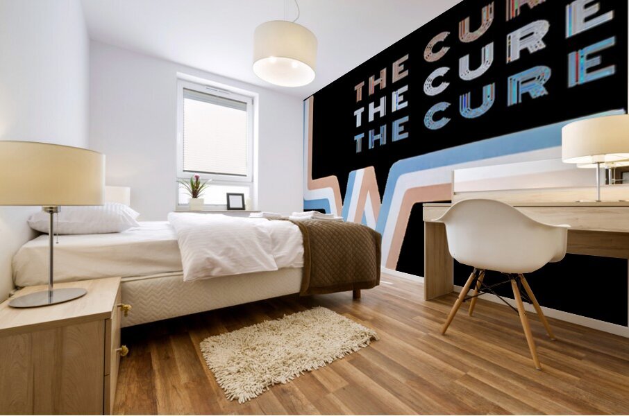 The Cure 40 Mural print