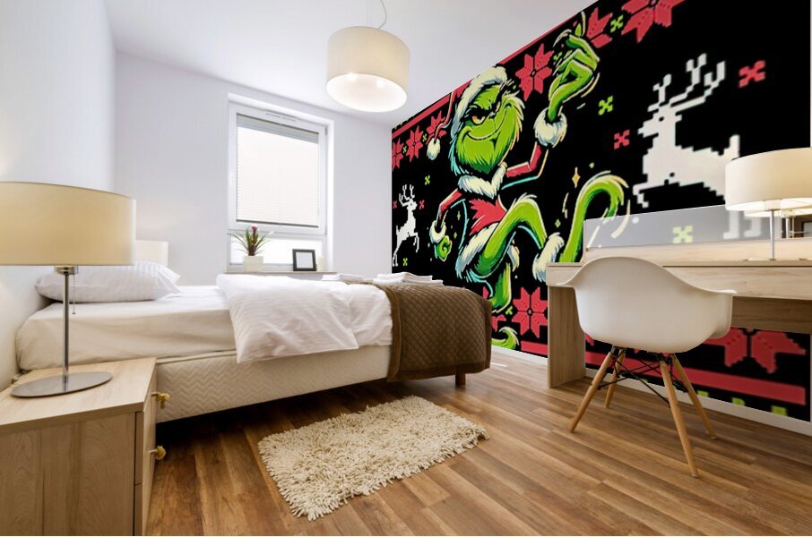 The Grinch 32 Mural print
