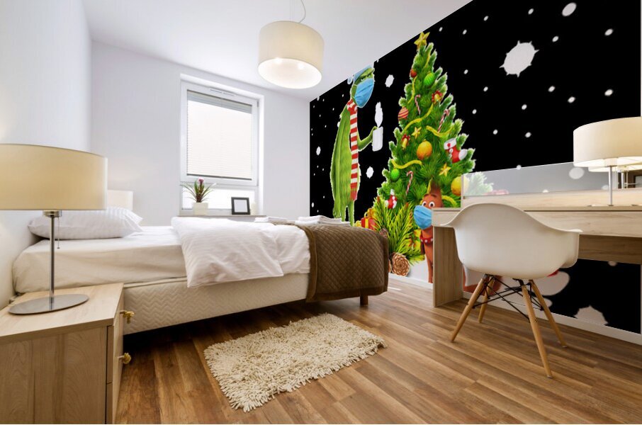 The Grinch 64 Mural print