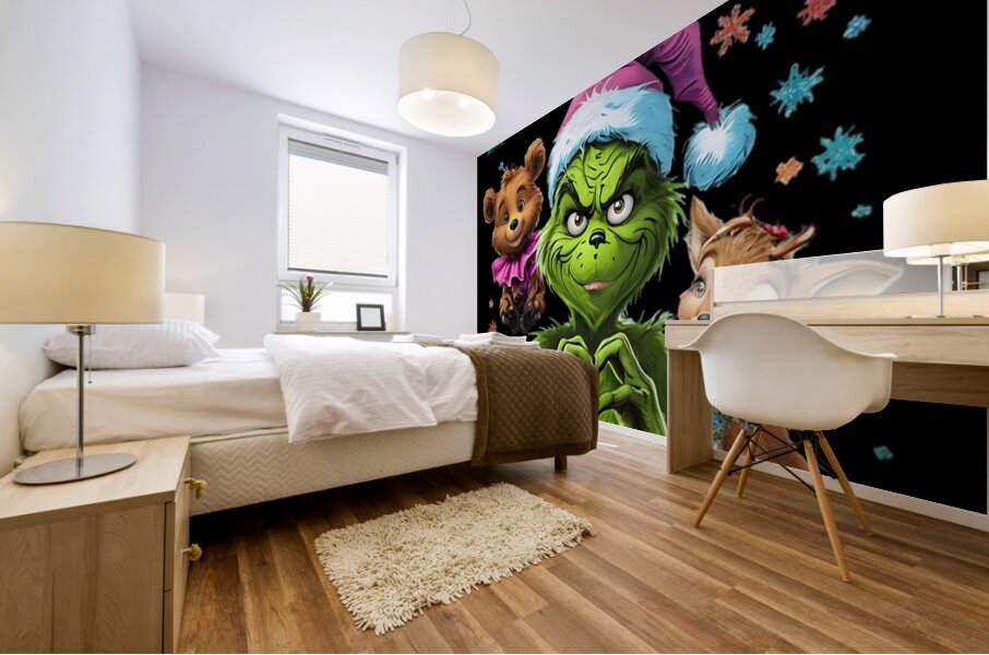 The Grinch 32 Mural print