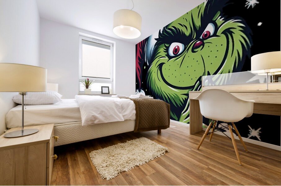 The Grinch 64 Mural print